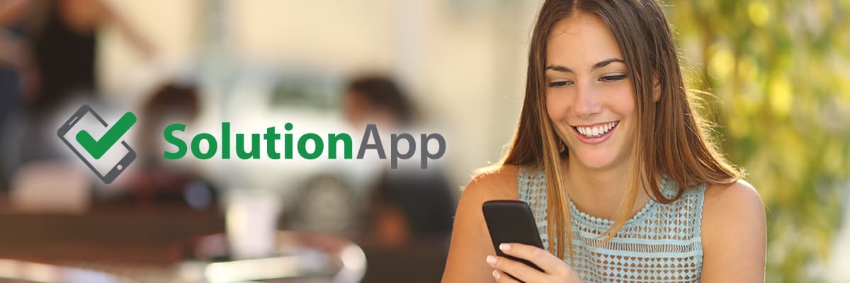 Il logo di Solution App l'applicazione per prenotare il tavolo e ordinare i piatti dal menu digitale