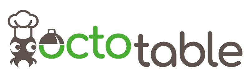Il logo di Octotable che è la web app per gestire il menu digitale e la prenotazione dei tavoli