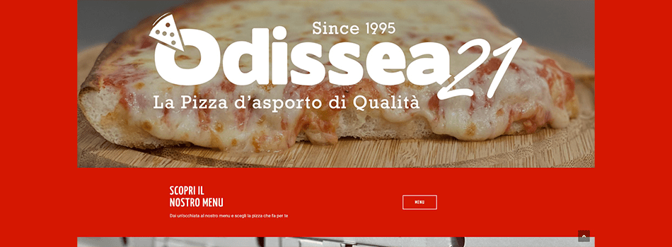 Il sito della pizzeria di Cinisello Balsamo Odissea21